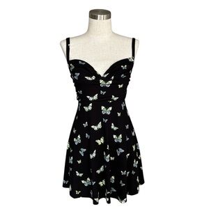 NWT Urban Outfitters Marianne Butterfly Mini Dress Fairycore